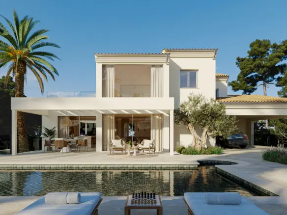BEAUTIFUL VILLA UNDER CONSTRUCTION WITH TOURIST LICENSE IN SANTA PONSA | Homes In Mallorca