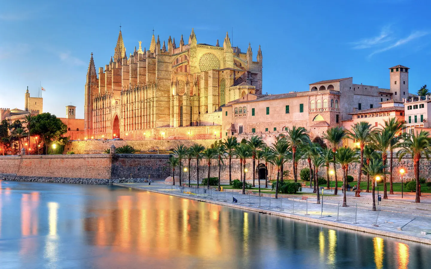 Palma Cathedral and Luxury Apartments in Palma with Palmallorca